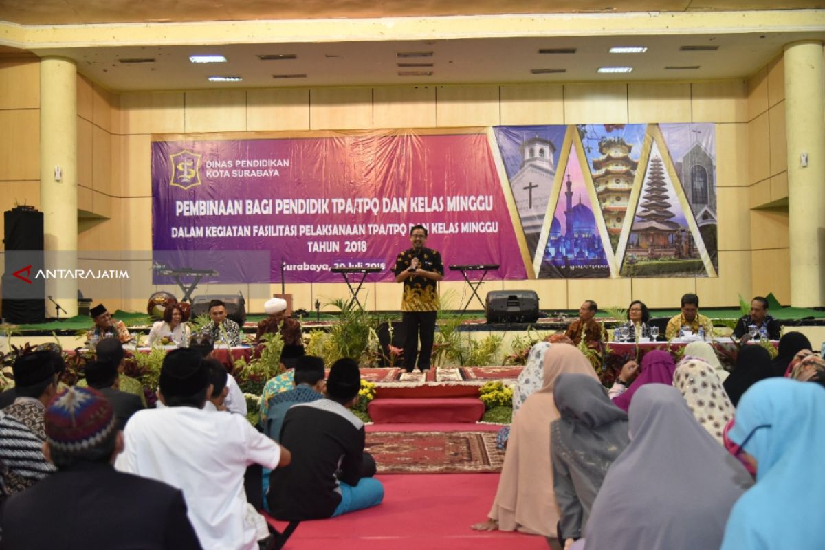 Pemkot Surabaya Beri Insentif Ribuan Guru Ngaji