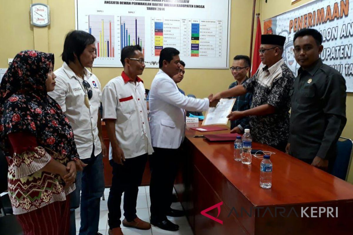 Hanya 13 partai Lingga daftar bacaleg ke KPU