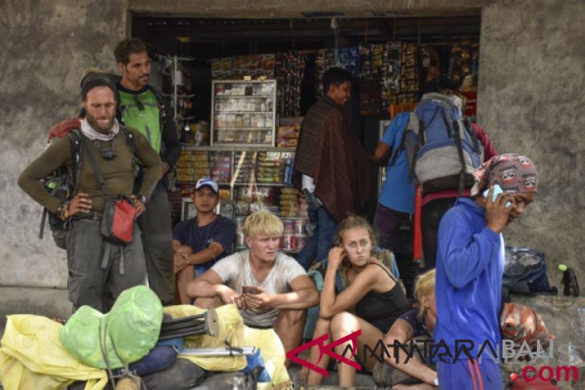 500 pendaki masih terjebak di Gunung Rinjani