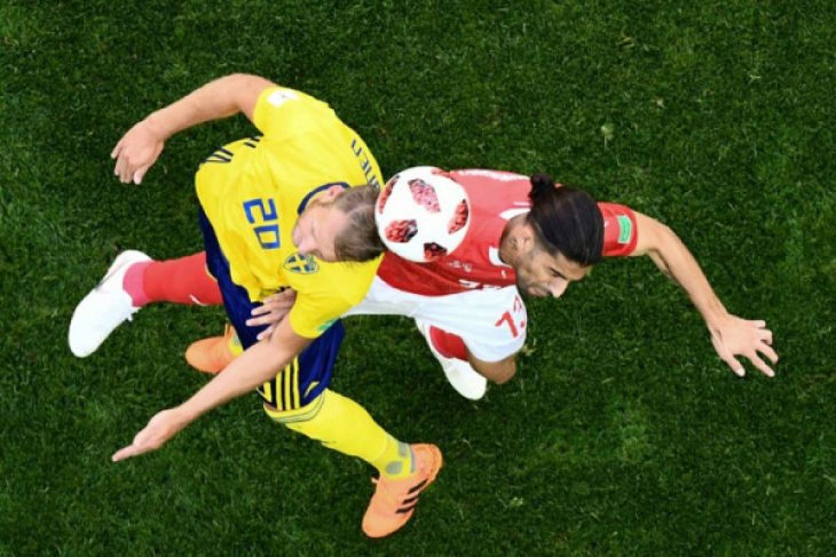 Tekuk Swiss 1-0, Swedia melenggang ke perempat final
