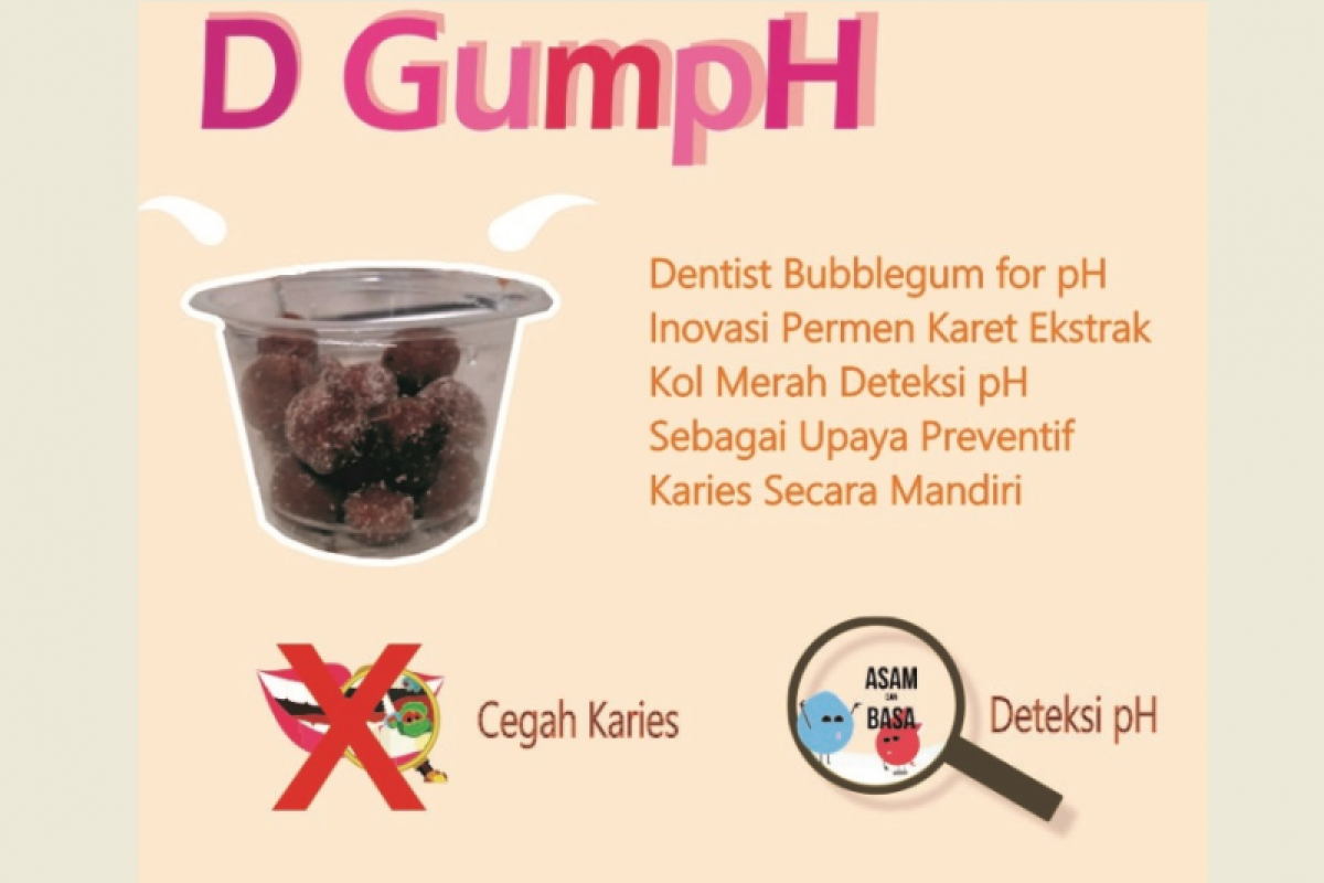 D GumpH, permen karet pencegah gigi berlubang karya mahasiswa UGM