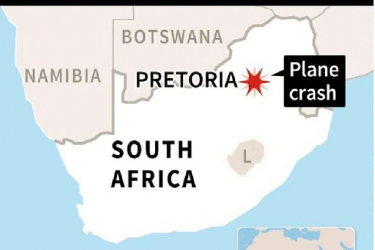 19 orang terluka akibat pesawat jatuh di Afrika Selatan