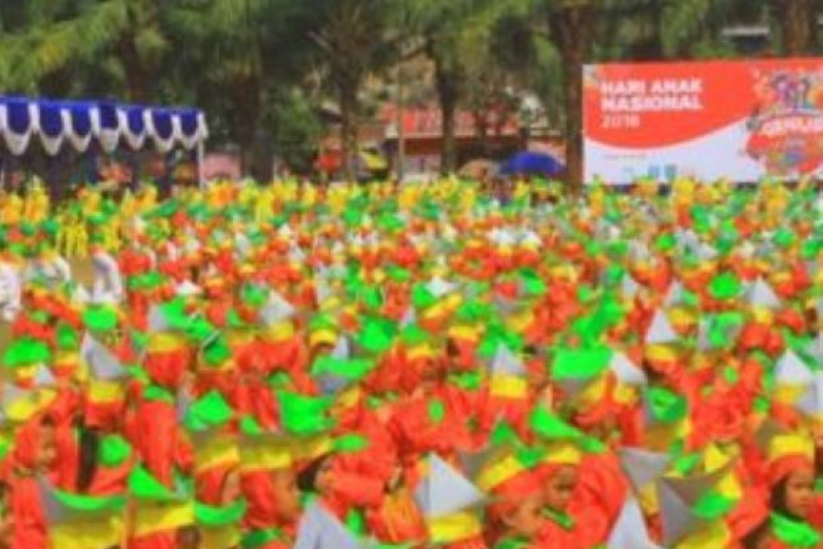 Pemkot Madiun Libatkan 1.500 Anak Rayakan HAN 2018