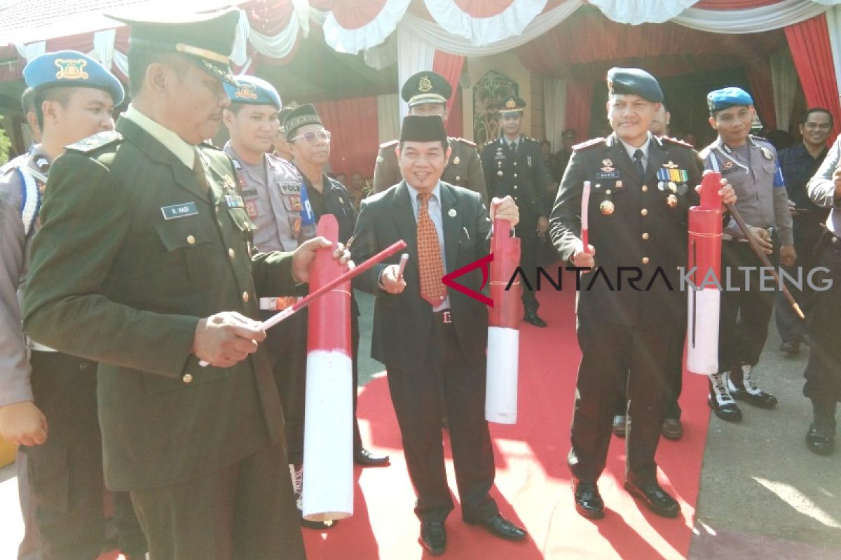 Polri harus sigap dan profesional  jaga pemilu 2019, kata Bupati Bartim