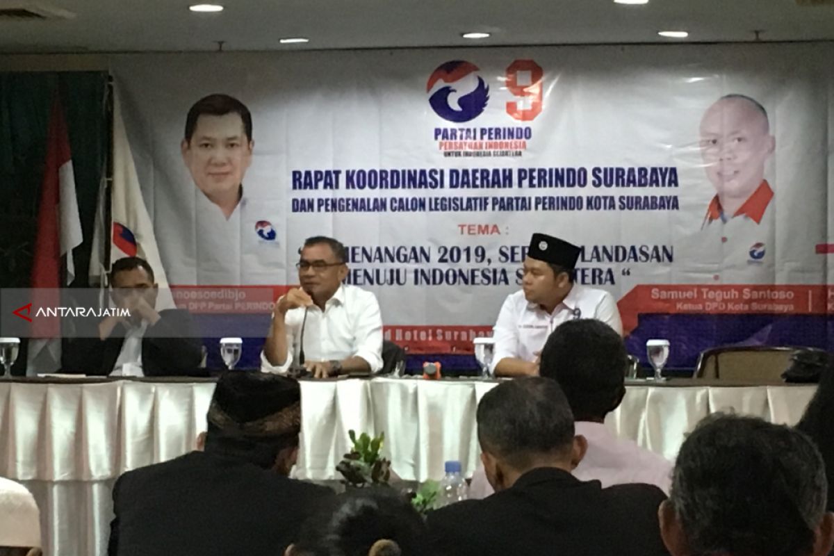 Perindo Surabaya Bentuk Tim Pemenangan 