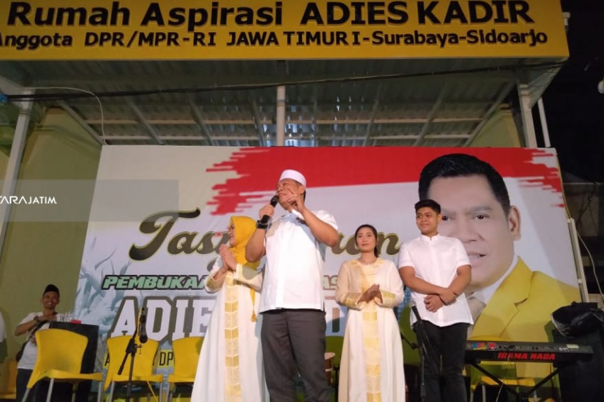 Adies Kadir Resmikan Rumah Aspirasi Untuk Warga Surabaya-Sidoarjo