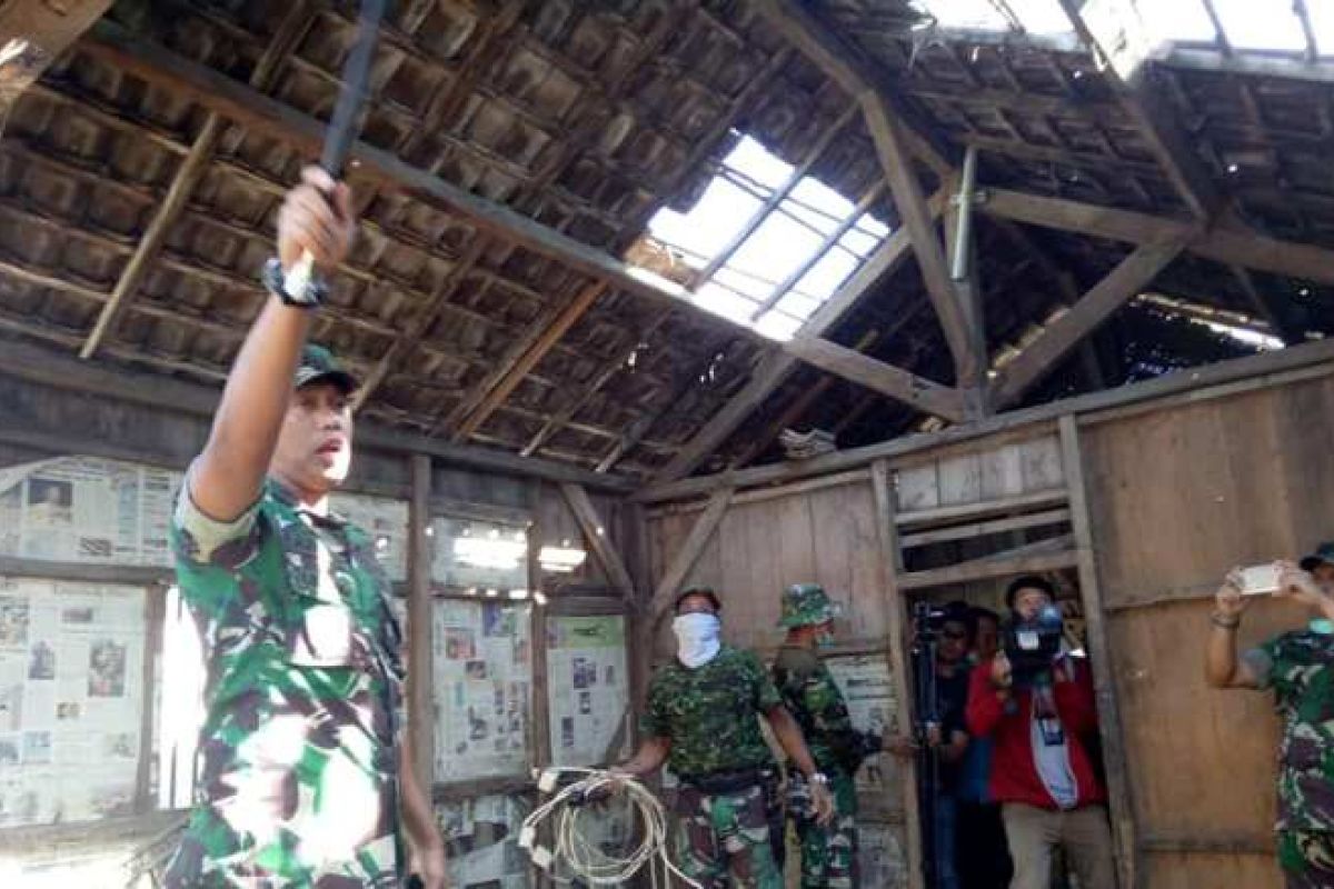 TNI mulai memperbaiki rumah Zohri