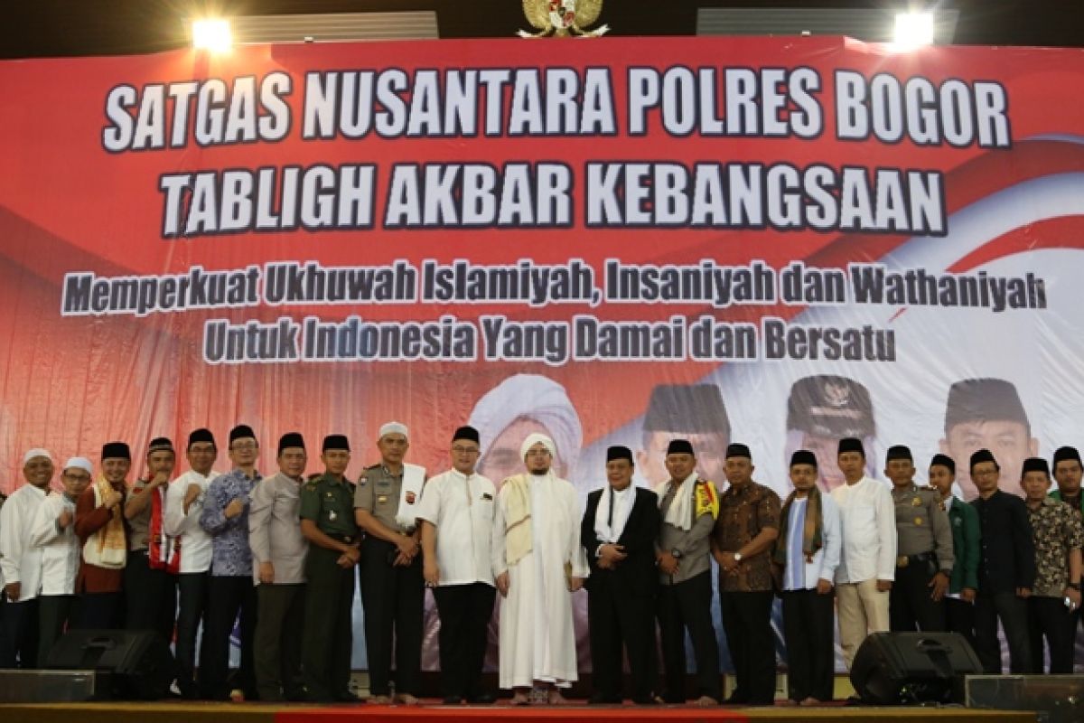 Polres Bogor dan IPB  gelar Tabligh Akbar untuk perdamaian