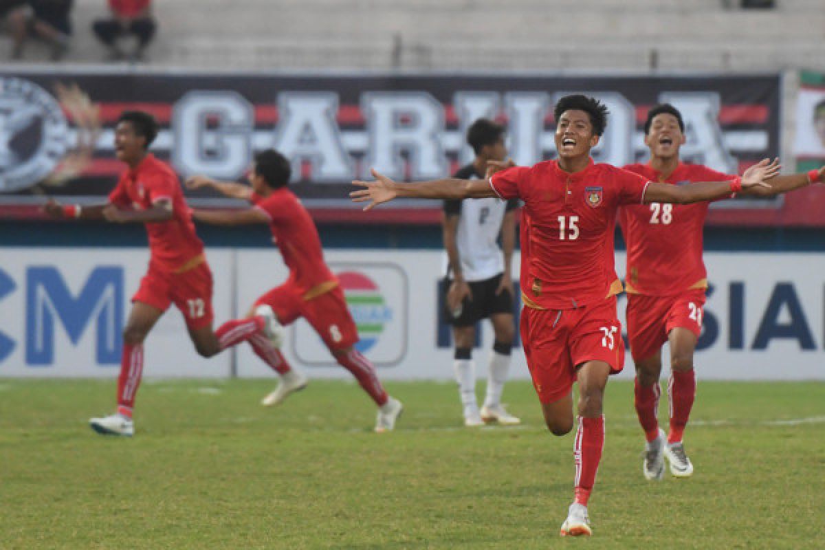 Myanmar lolos ke final Piala AFF-U19 setelah kalahkan Thailand 1-0