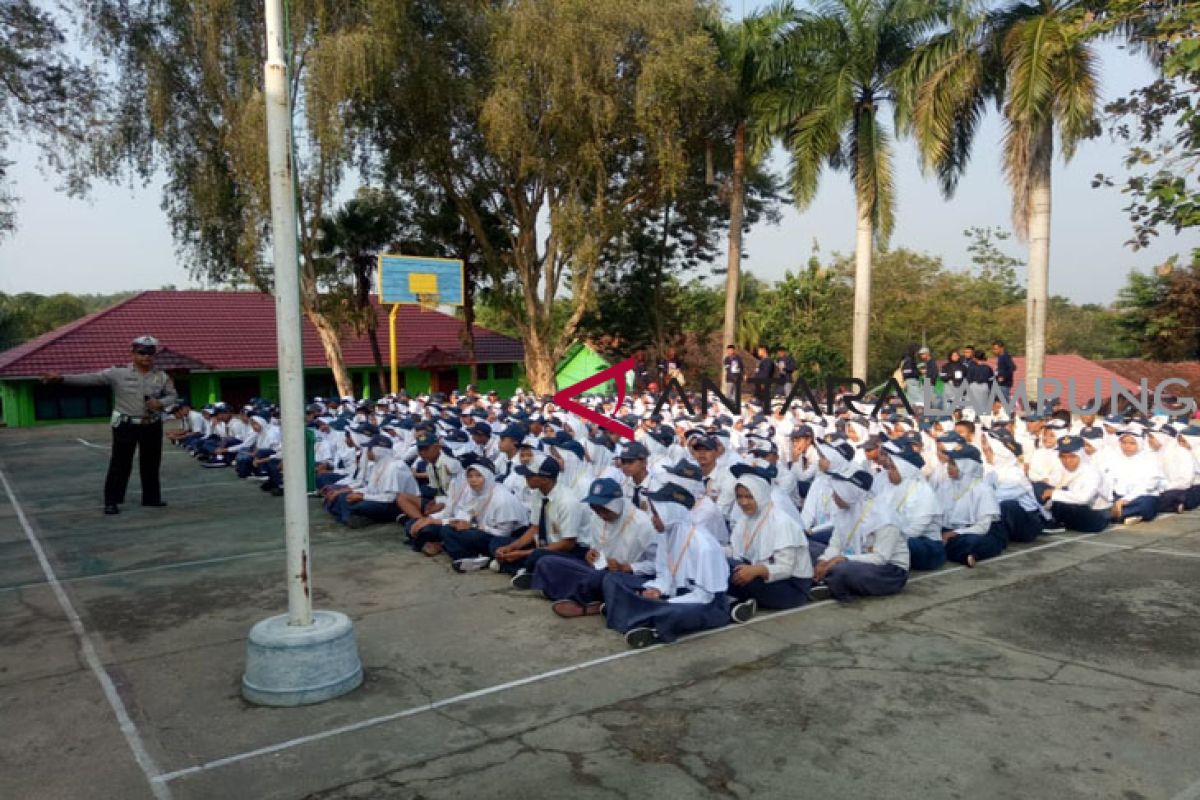 Polres Waykanan gelar sosialisasi keselamatan berkendara di Sekolah