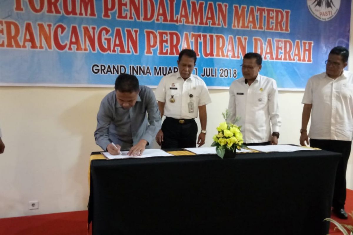 DPRD Agam teken MoU dengan Kemenkum HAM Sumbar
