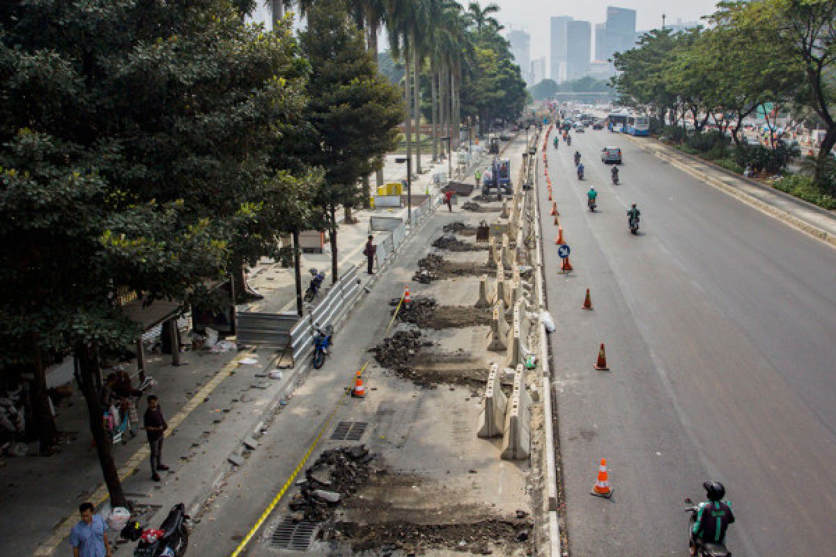 Sejumlah ruas jalan Ibukota lancar jelang pergantian tahun