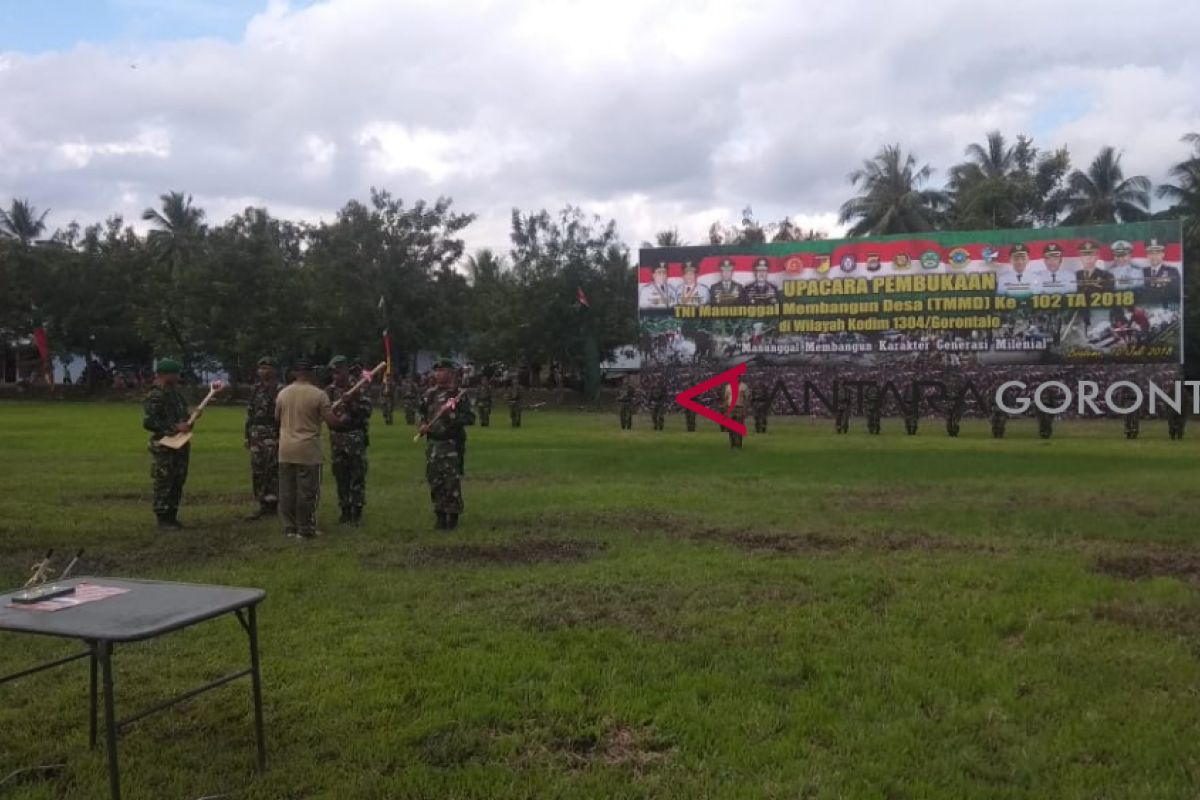 Danrem 133 Tinjau Lokasi Pembukaan TMMD ke-102