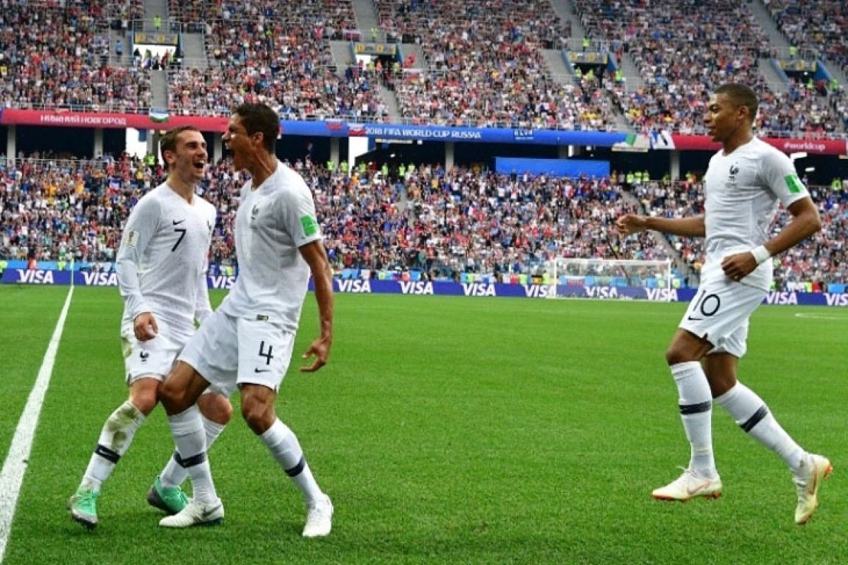 Perancis kalahkan Uruguay 2-0 di perempat final