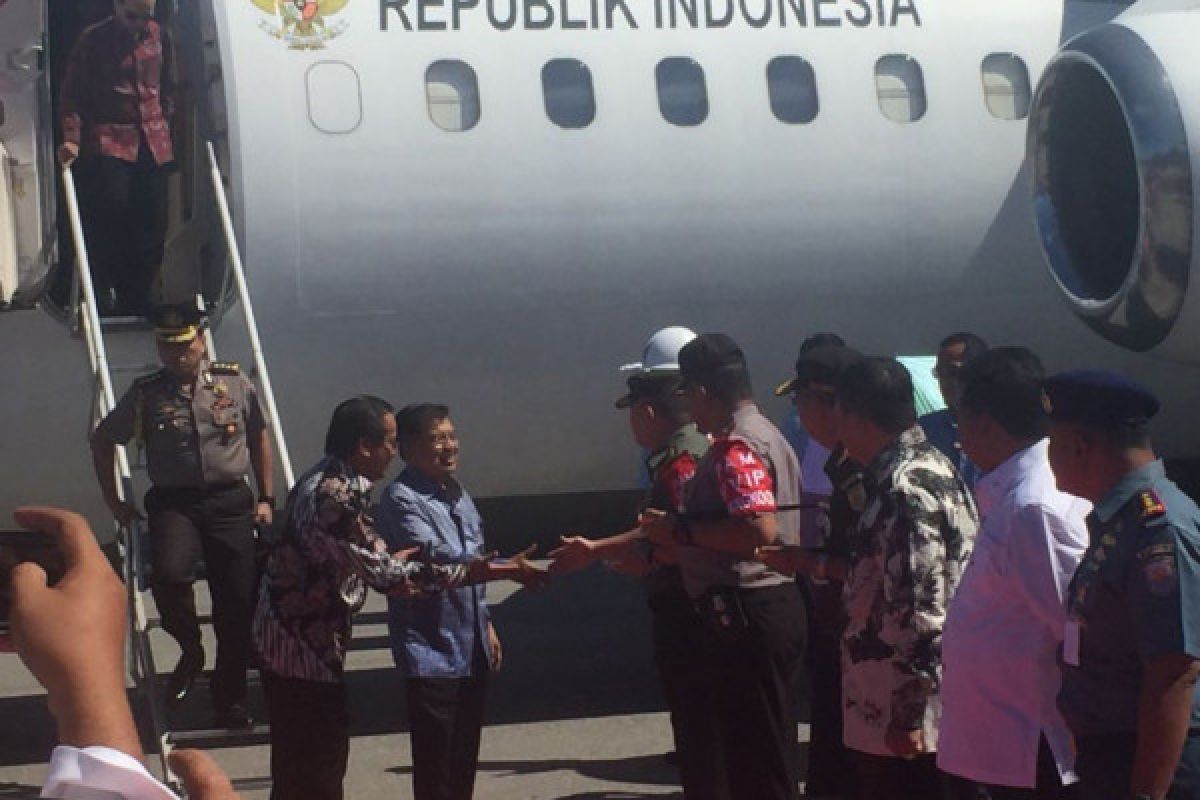 Wapres Jusuf Kalla tiba di Poso