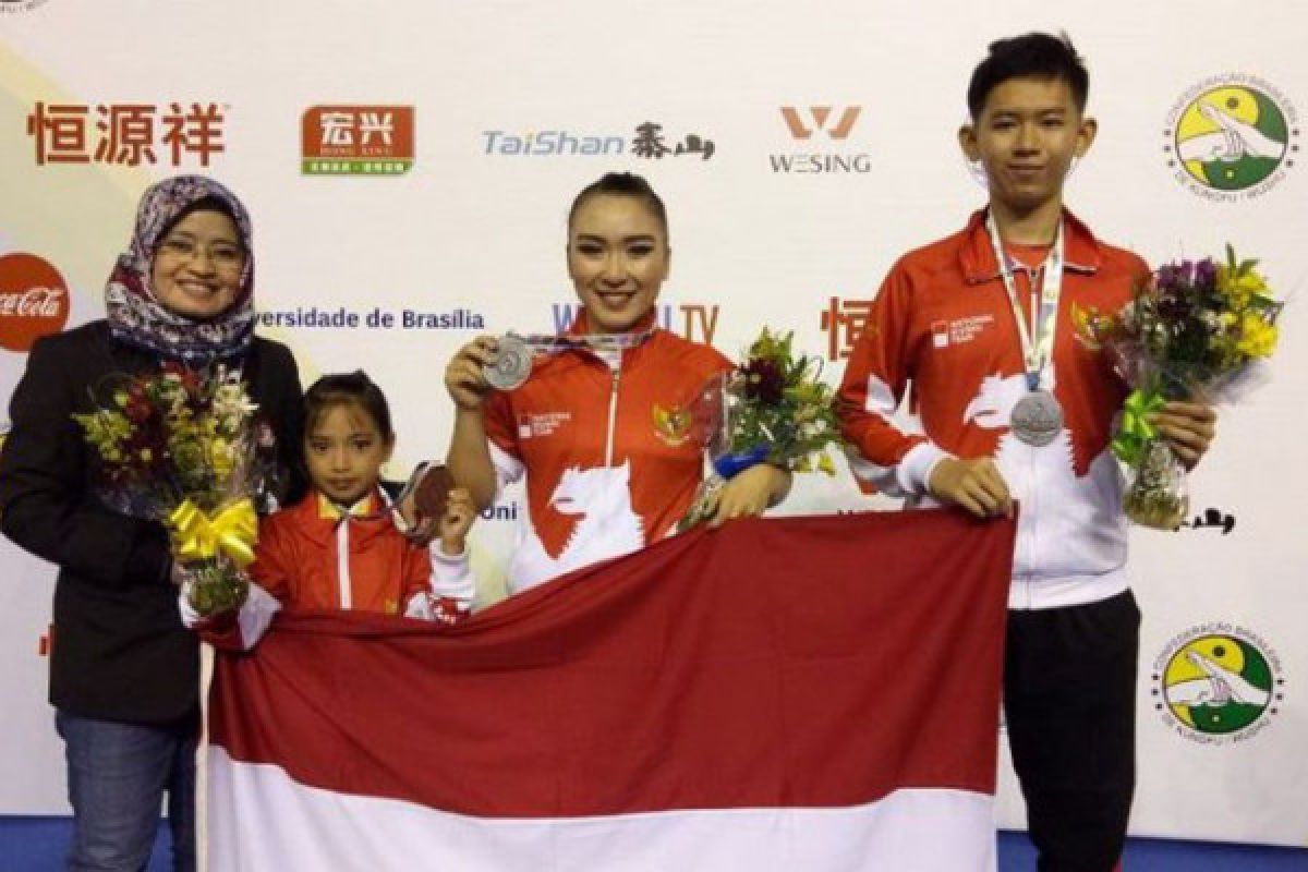 Indonesia raih emas pada Kejuaraan Dunia Wushu Junior