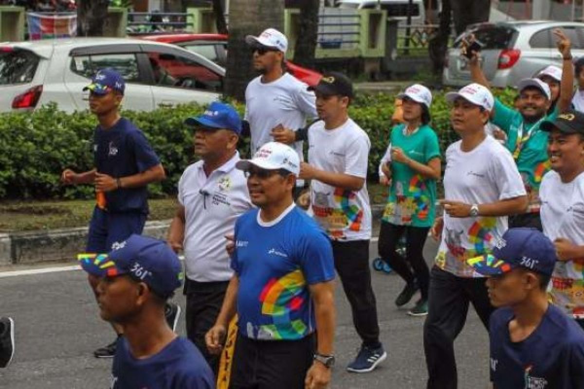  Komunitas Pelari Pertamina Meriahkan Api Asian Games