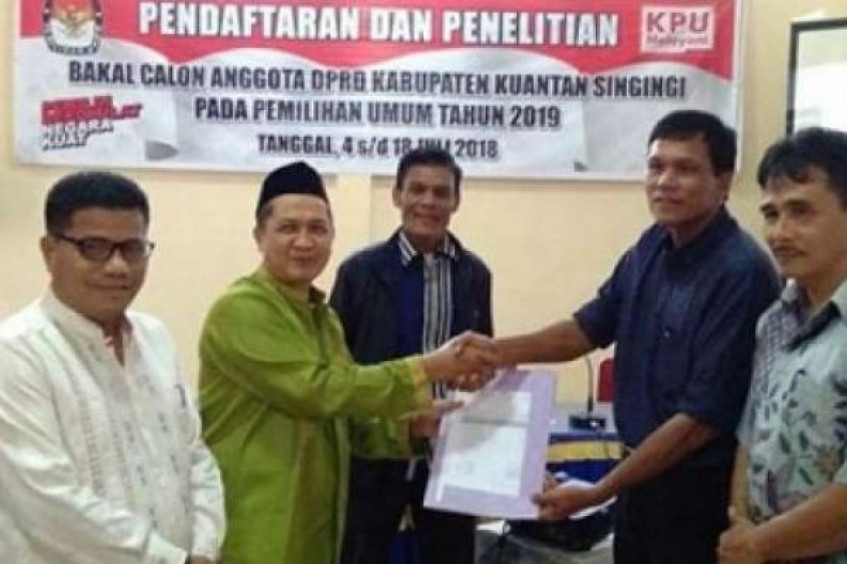  KPU Kuantan Singingi Mengumumkan 430 Bakal Caleg