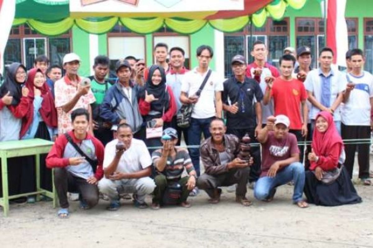  Mahasiswa Kukerta UNRI Gelar Festival Budaya Gasing