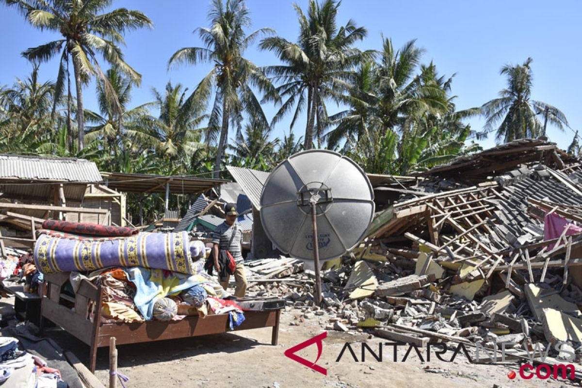 Korban gempa Lombok mengungsi sampai Jembrana