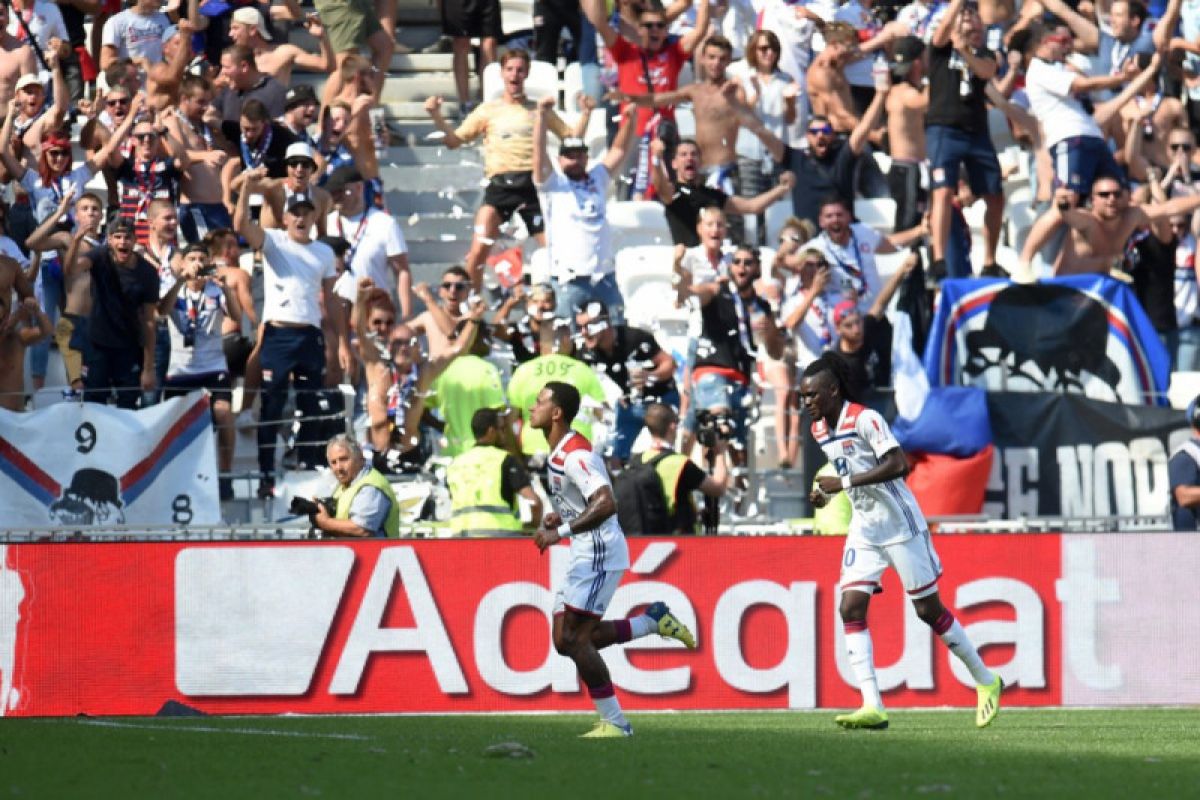 Depay cetak gol, Lyon buka musim dengan kemenangan