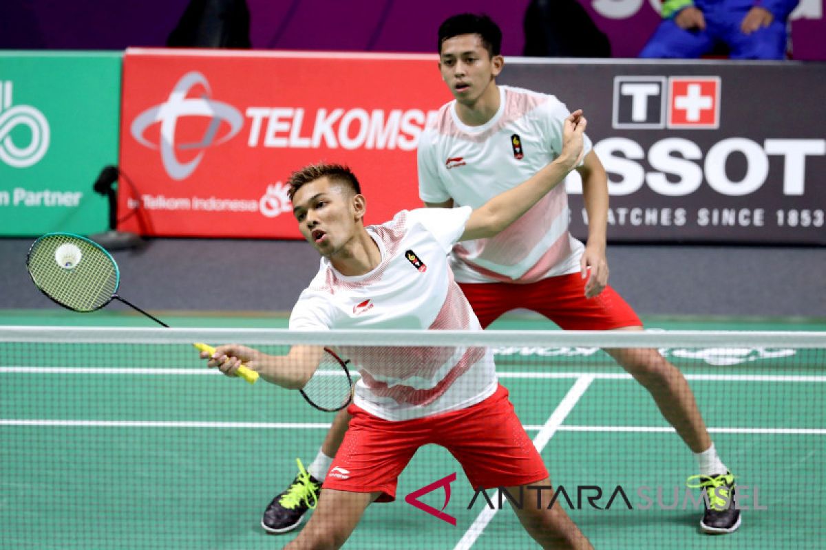 Asian Games  - Atlet bulu tangkis ganda putra ciptakan "All Indonesia Final"