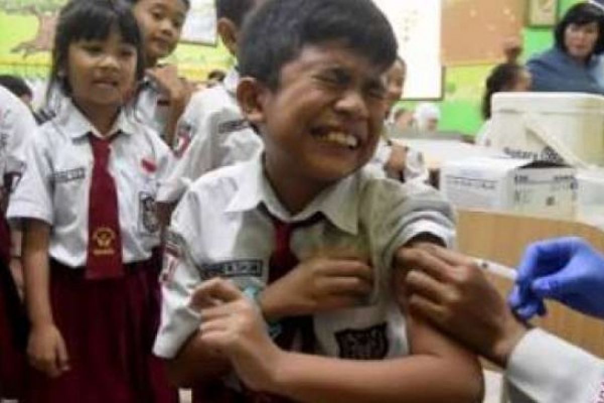 1.777 Anak di Tenayan Raya Diimunisasi Campak Rubella, 387 Menolak 