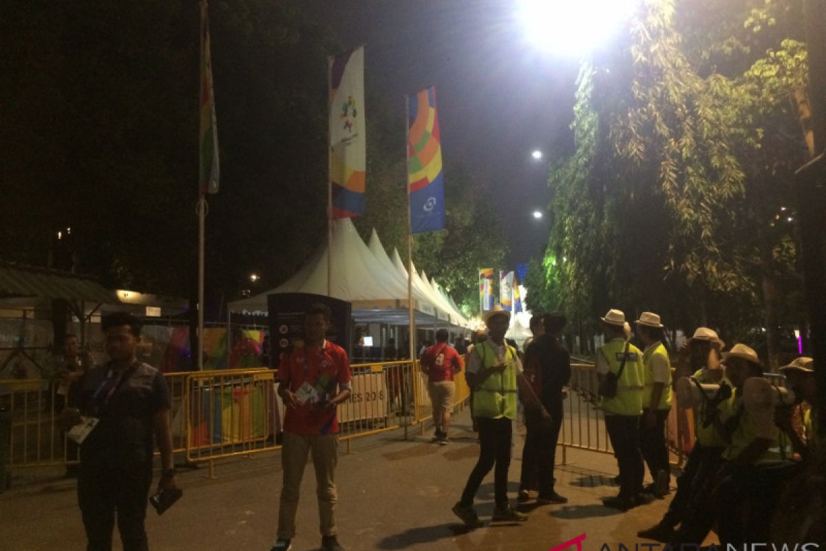 Pengunjung masuk GBK gratis hari ini