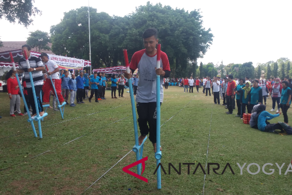 Ribuan ASN Sleman ikuti lomba olahraga tradisional