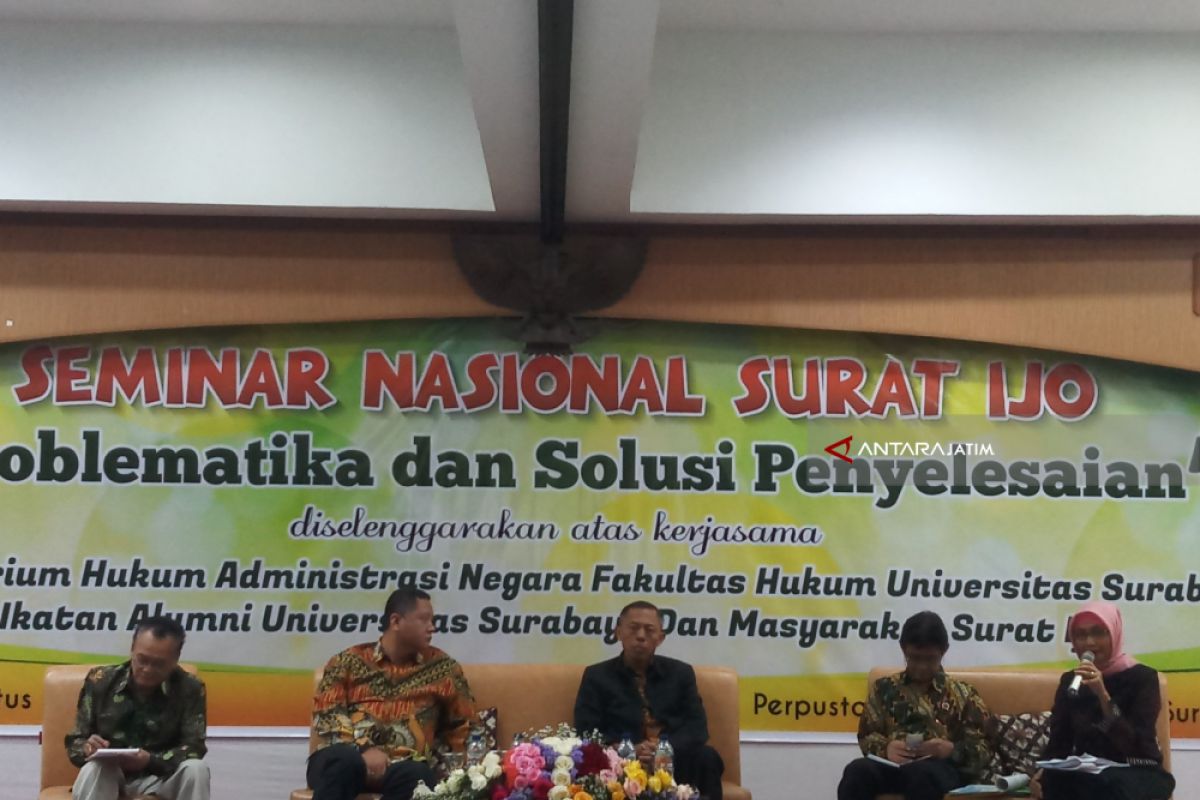 Ubaya Fasilitasi Penyelesaian Permasalahan Surat Ijo Surabaya