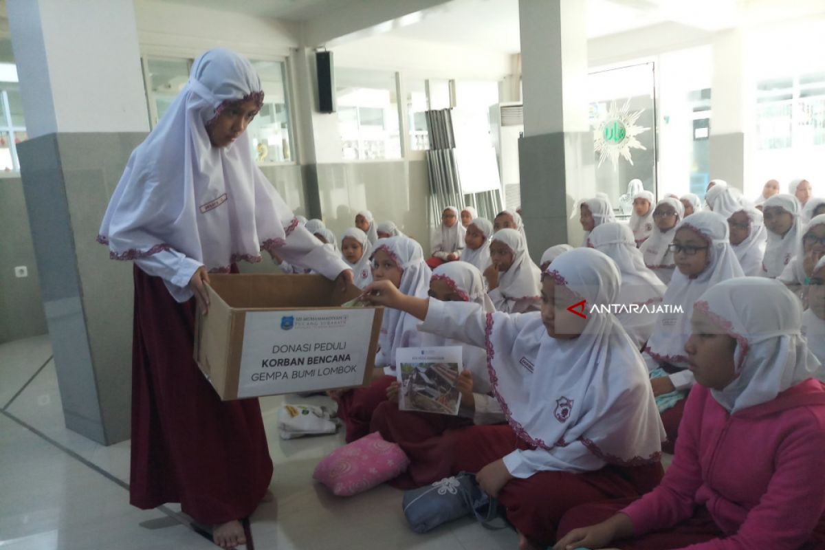 SD Muhammadiyah 4 Galang Donasi Korban Gempa Lombok