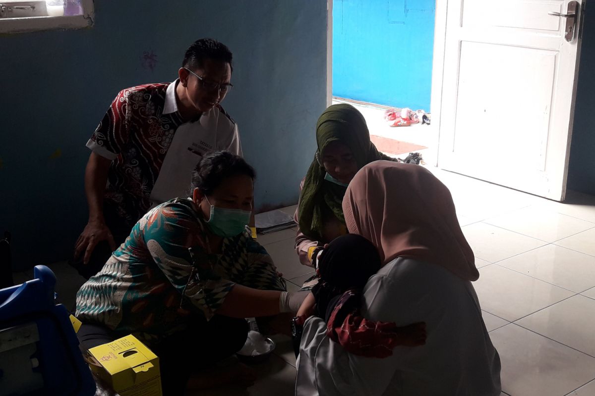 MR Immunization in Banjarmasin continues