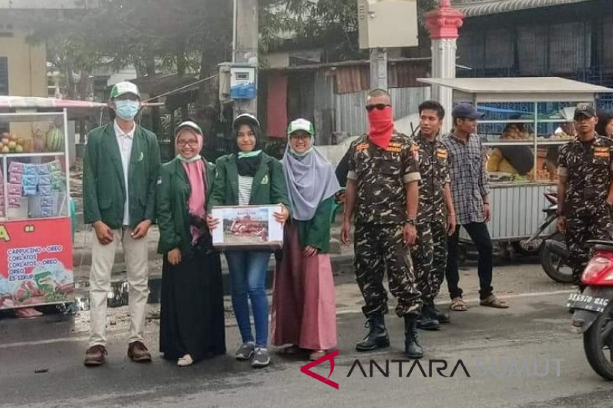 Banser-USU galang dana bantuan bencana Lombok