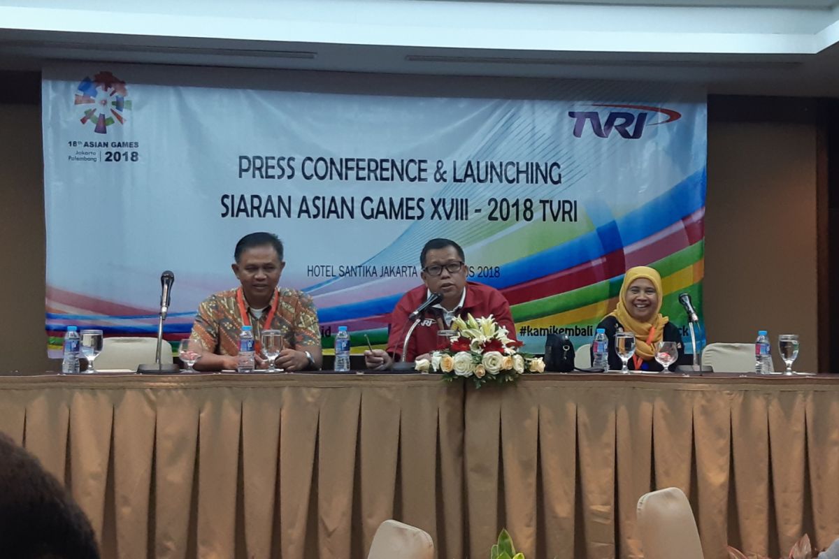 TVRI siap siarkan Asian Games 2018 lebih luas