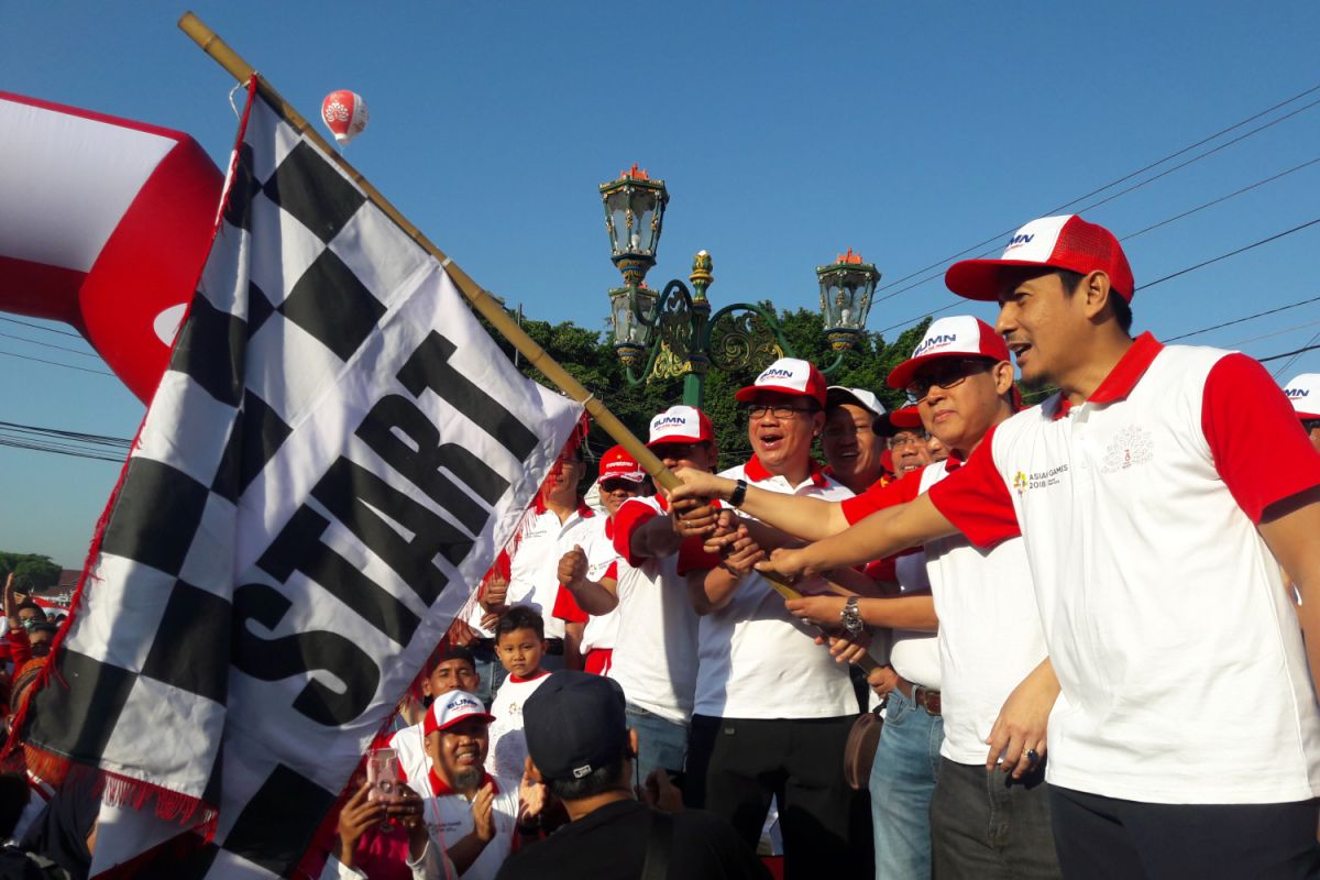 BUMN HADIR - Ribuan peserta ikuti "Jalan Sehat 5K" BUMN