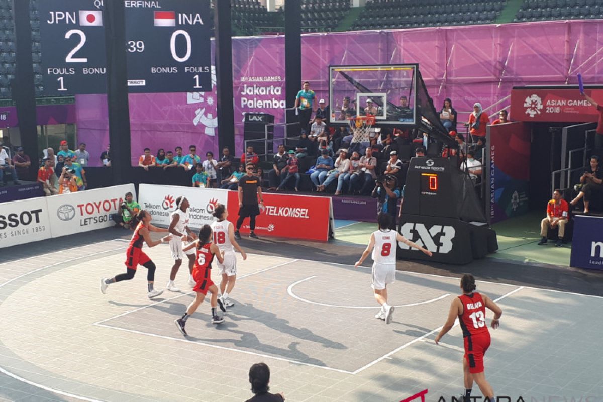 Indonesia gagal lolos semifinal basket 3x3 putri