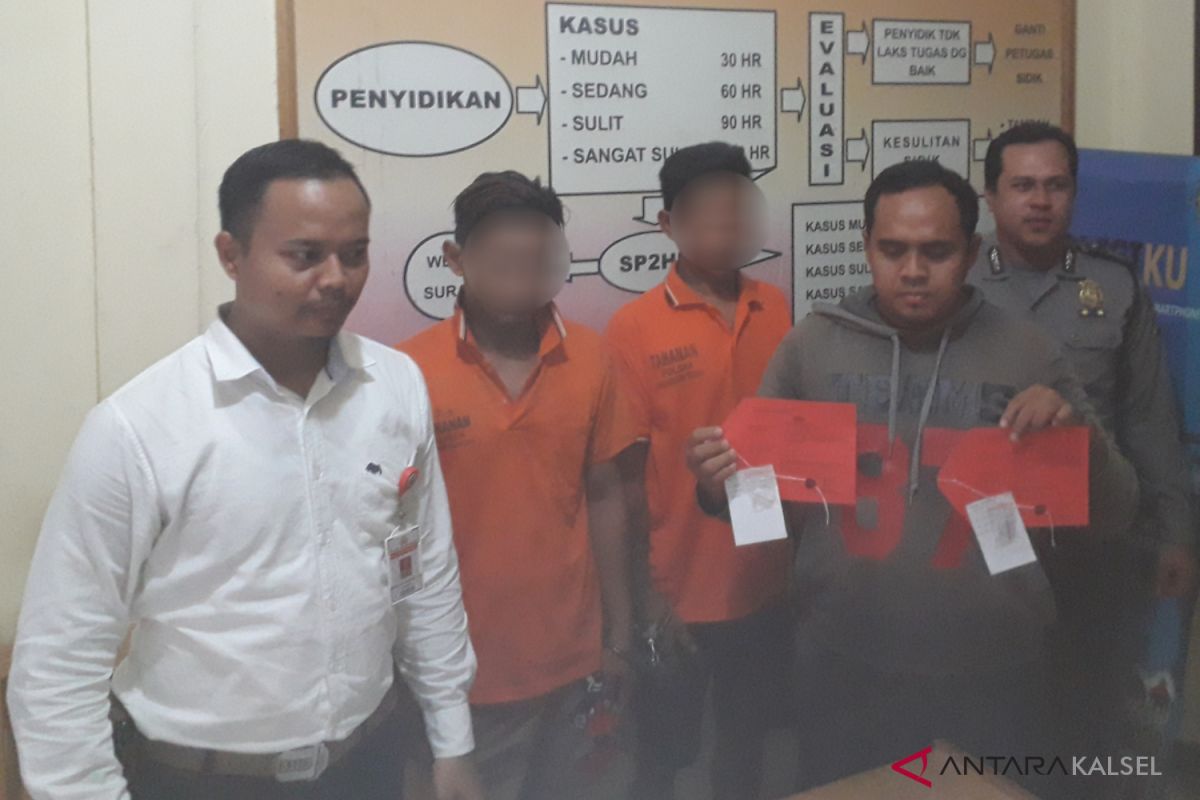 Polsekta Banjarmasin Tengah tangkap dua penyalahguna narkotika