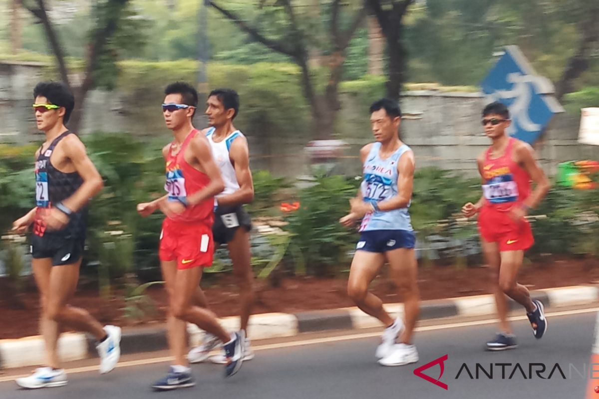 Asian Games (athletics) - Eight racewalkers compete for gold medal