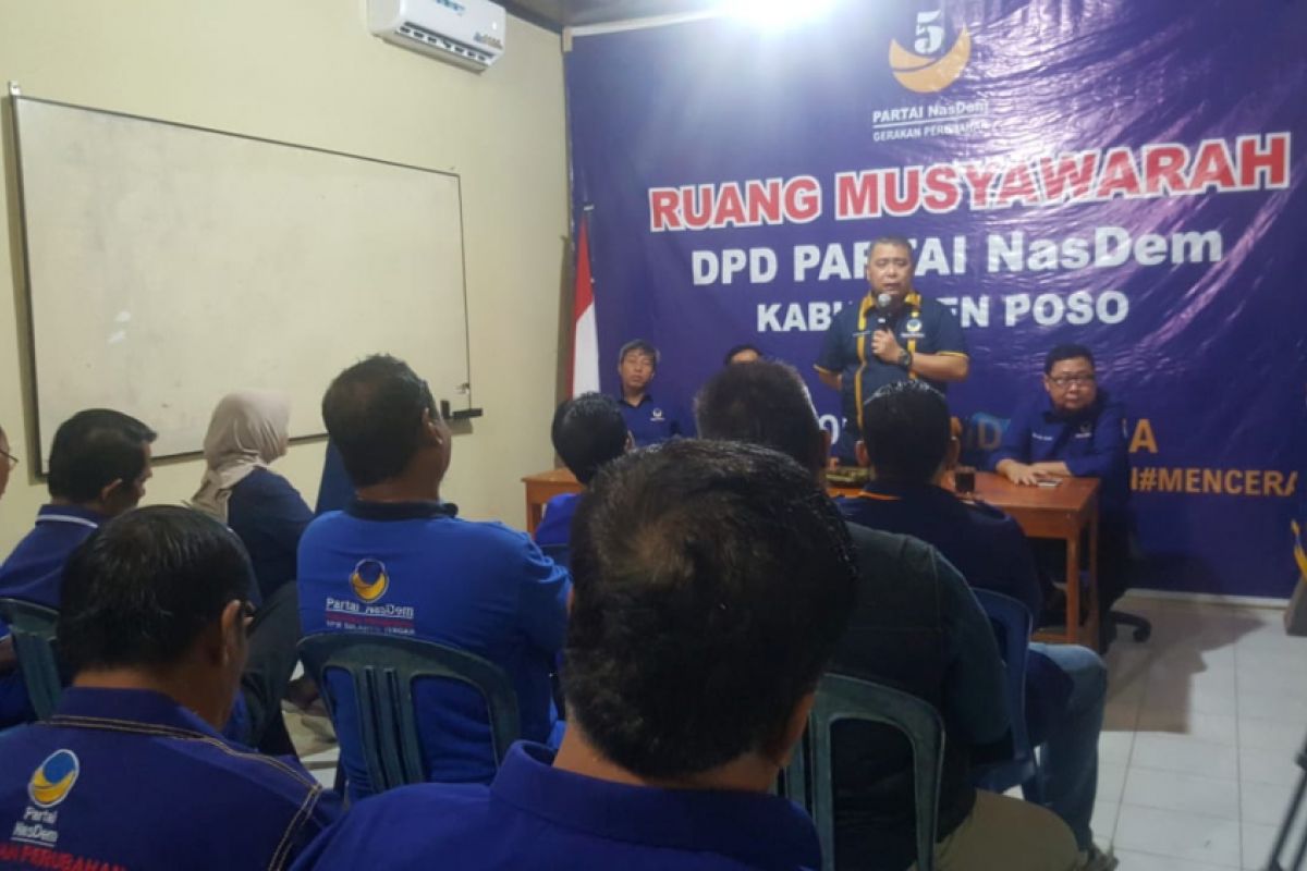 Nasdem Poso dongkrak perolehan kursi DPRD Sulteng