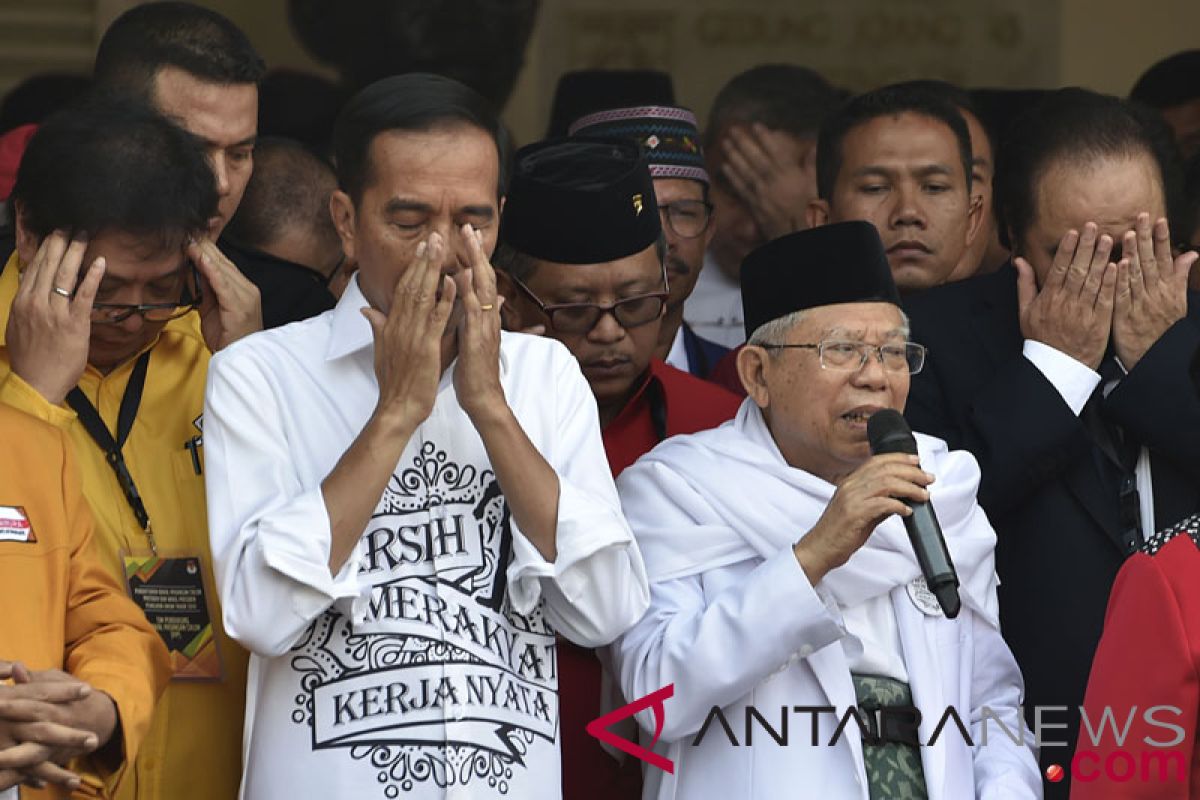 400 kiai dan pengurus pondok pesantren deklarasikan dukungan untuk Jokowi-Ma'ruf