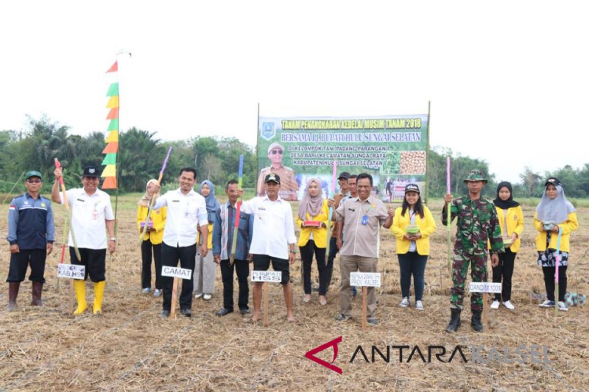 Dahnial Kifli hadiri silaturrahmi dan tanam kacang Poktan Parangan