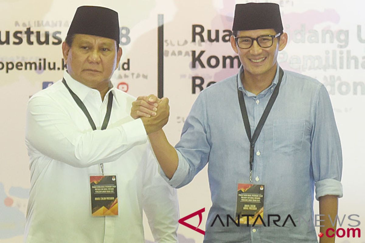 Prabowo-Sandiaga silaturahmi ke kantor PBNU