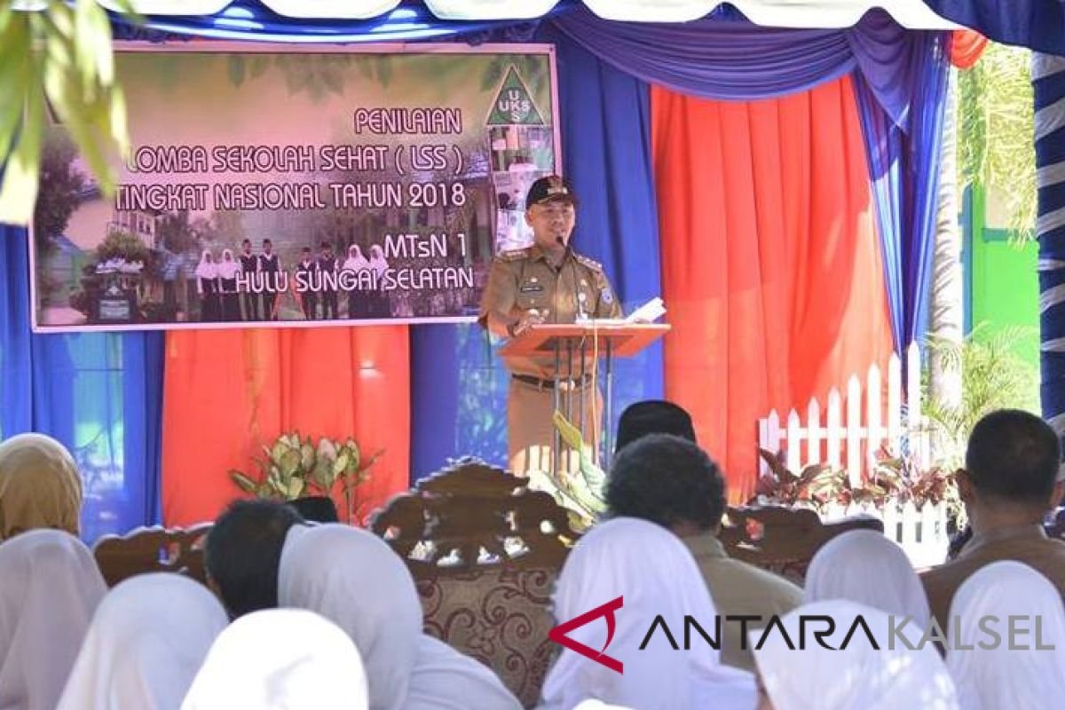 MTSN 1 wakil HSS lomba sekolah sehat tingkat Nasional