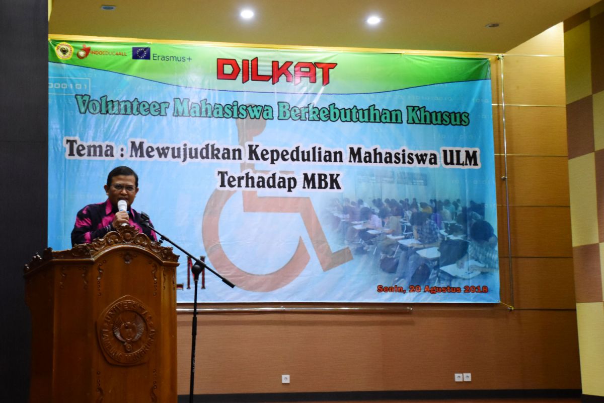 ULM Ciptakan volunteer handal bantu mahasiswa berkebutuhan khusus