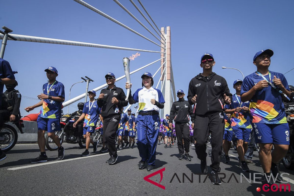 Jalur utama Garut ditutup selama Kirab Obor Asian Games 2018