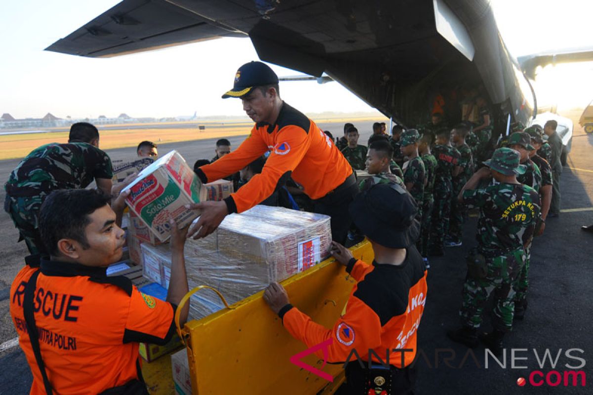 TNI-Polri Jawa Tengah kirim bantuan ke Lombok
