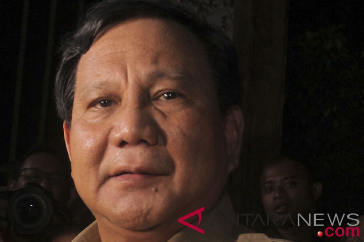 Prabowo: Kasih saya kesempatan musyawarahkan cawapres