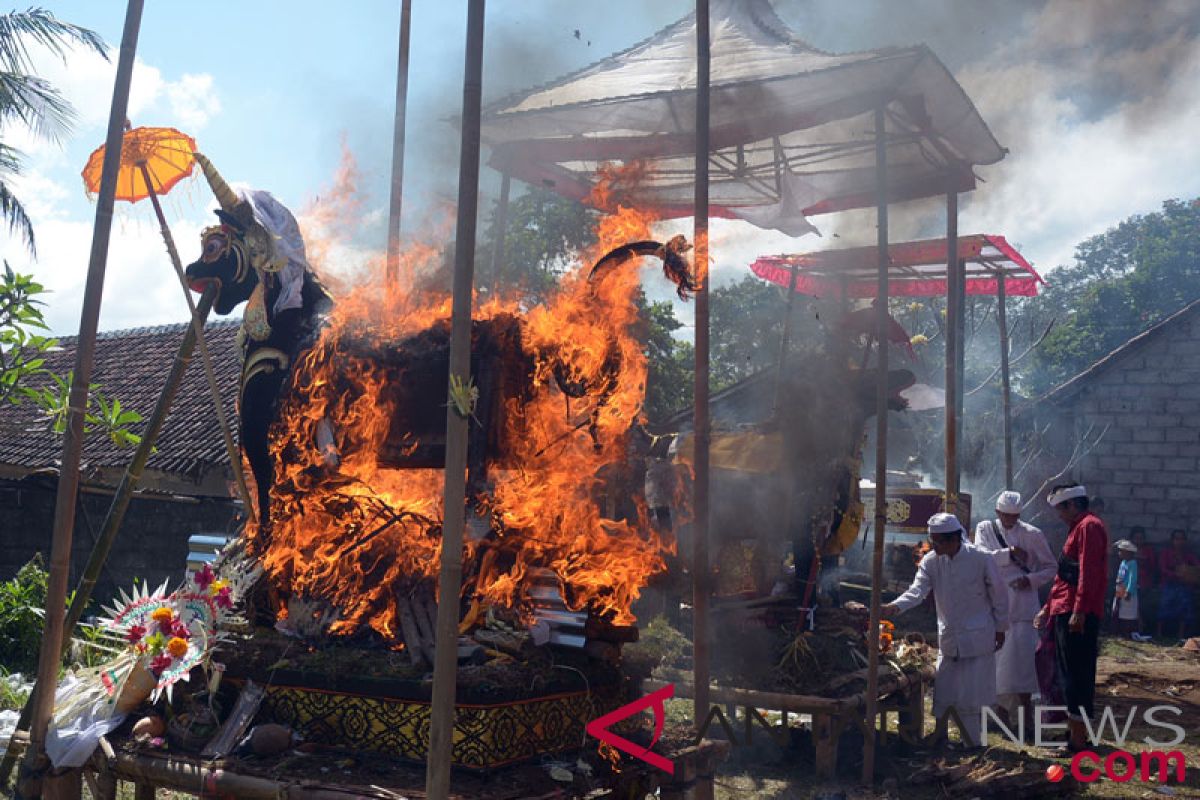 Upacara Ngaben massal daya tarik pariwisata Ubud