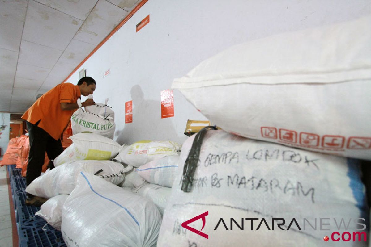 Pos Indonesia terima 3.000 ton untuk Lombok