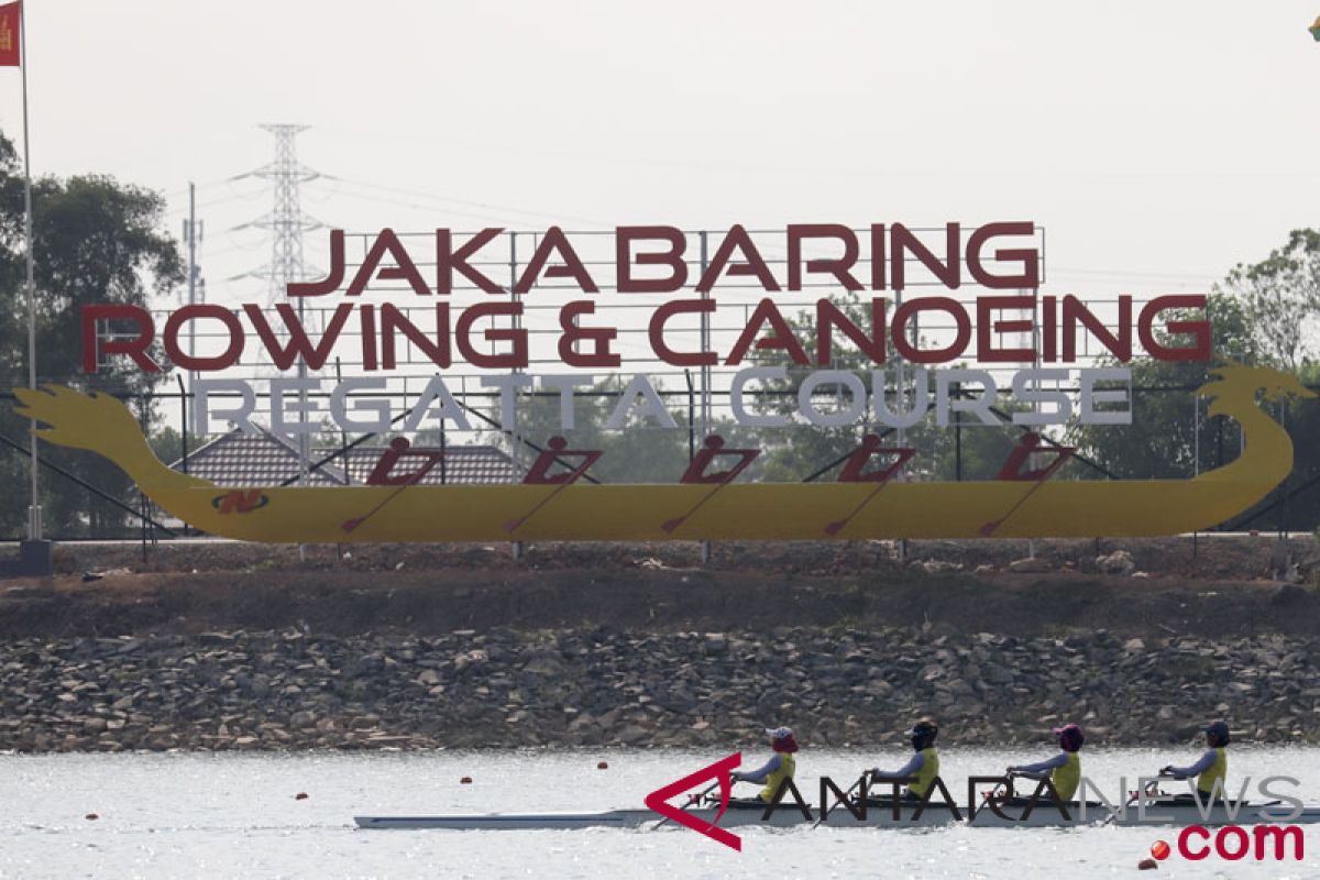 395 atlet siap berlomba cabang dayung Asian Games di Palembang
